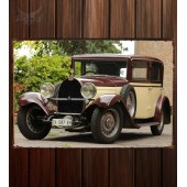 Металлическая табличка Bugatti Type 49 Saloon